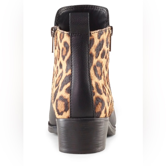 Cougar Waterproof Booties Colleen Black/Leopard - Picture 3 of 11
